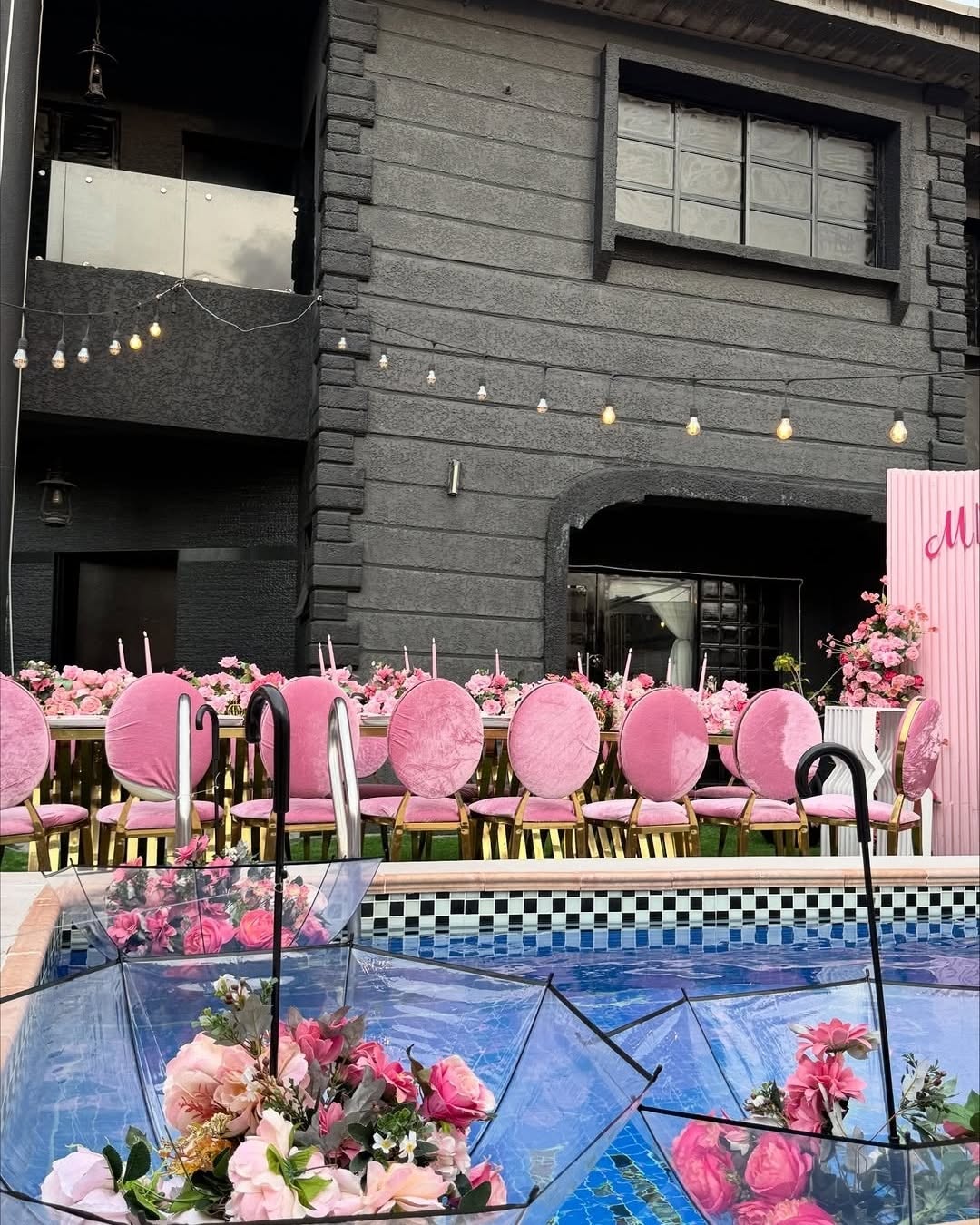 Premier Events & Decor bridal shower floral décor